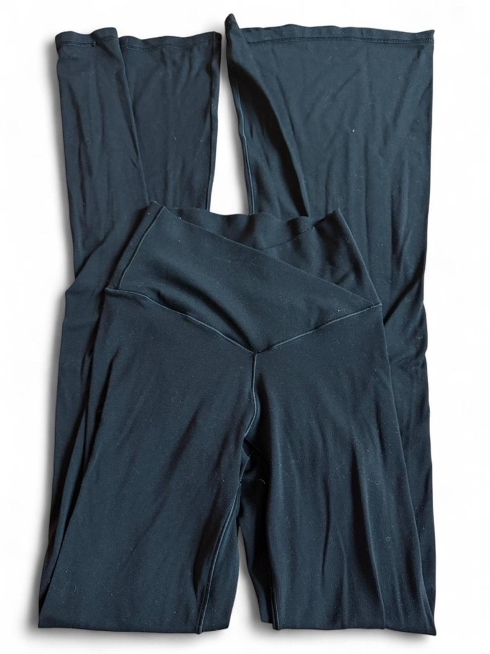 OFFLINE by Aerie Crossover Flare Leggings Black XS Yoga Pants